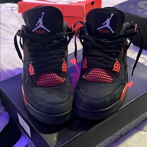 Black and Red Athletic Sneakers